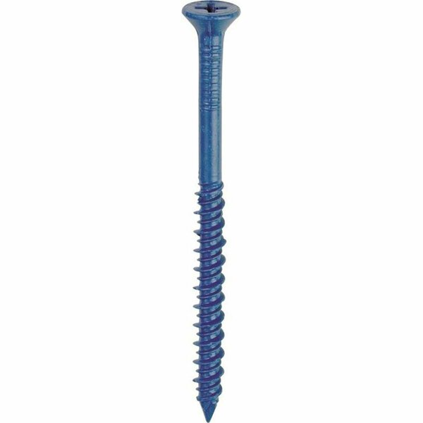 Itw 0.25 x 2.25 in. Concrete Phillips Flat Head Screw Anchor, 75PK 196638